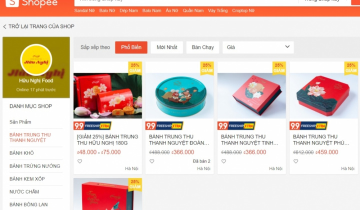 Hà Nội: Tăng cường kiểm tra, kiểm soát các trang thương mại điện tử bán bánh trung thu